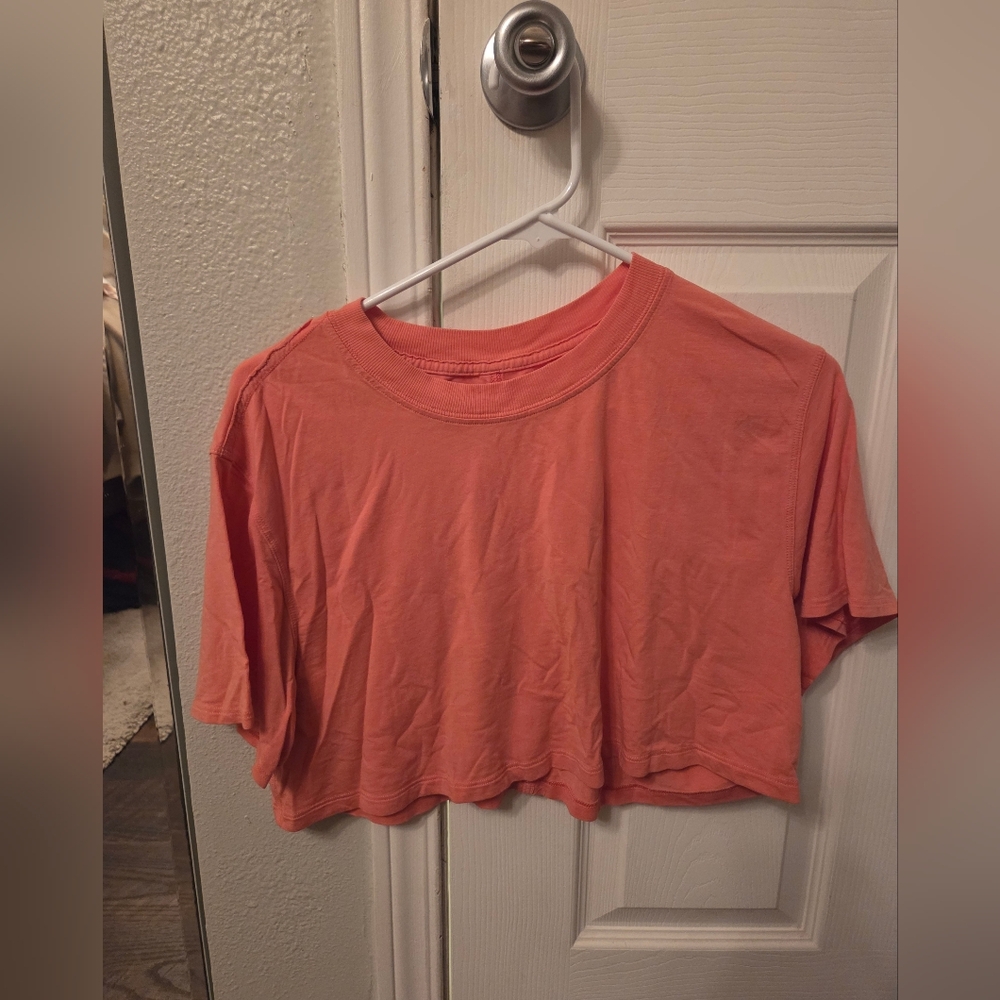 Lululemon All Yours cropped tee